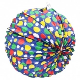 Papieren lampion bol 30 cm – mix van patronen