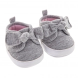 Doll Shoes – Gray Sneakers with Bow