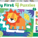 Mijn eerste puzzel wilde dieren