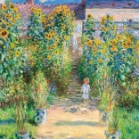 art puzzle museum series: de tuin van de kunstenaar in vétheuil 1000 stukjes