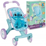 Disney Lilo & Stitch doll stroller with STITCH plush by Smoby