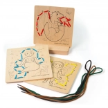 Bigjigs Toys rijgen volgens cijfers – sprookjes