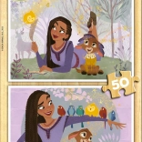 Educa houten puzzel Wensen 2×50 stukjes