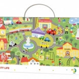 Puzzle Cherche et trouve – ville, 80 pièces