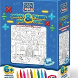 Inkleurbare puzzel ART PUZZLE Vermenigvuldiging 100 stukjes