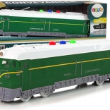Train à friction 1:32 Vert avec sons et lumières