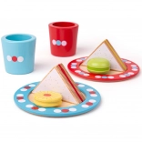 Goûter thé en bois à pois BIGJIGS TOYS