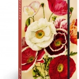 Notique Notebook Poppies by Kateřina Winterová, Ruled 13 x 21 cm