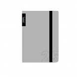 Agenda A6 wekelijks 2025 grijs PASTELINI