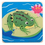 Puzzle pour enfants cycles de vie de la grenouille Bigjigs Toys