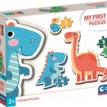 Clementoni mes premiers puzzles dinosaures 4v1