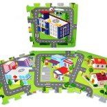 Blocs en mousse souple – ville, 9 pcs (32 × 32 cm)