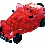 3D kristalpuzzel oldtimer, rood, 53 stukjes – HCM KINZEL