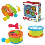 drum with balls – drum shaker for kids