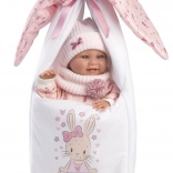 Llorens New Born meisje – realistische babypop met volledig vinyllichaam 40 cm