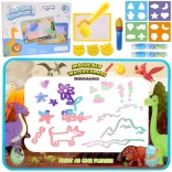 tapis magique de dessin à l’eau XXL 100 × 80 cm avec tampons et chiffres