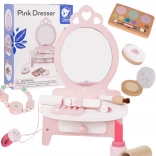 Coiffeuse en bois pour enfants avec miroir et accessoires Classic World