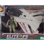 Military Set: Jet Fighter with Soldier