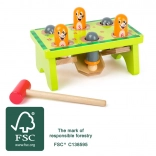 SMALL FOOT Whack-a-Mole from FSC Wood