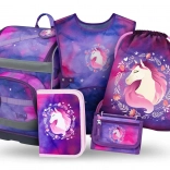 Set BAAGL Zippy Plus Cheval : Cartable, Trousse, Sac, Tablier, Portefeuille