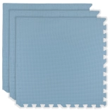 HUMBI foam floor play mat 180 × 60 cm, large waterproof puzzle, safe, 3 pcs, light blue