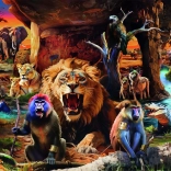 Clementoni puzzle Réunion des animaux 1500 pièces