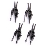 Piko Short Coupling for Model Vehicles, Pack of 4 pcs