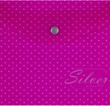 Pochette à bouton-pression A5 imprimée, motifs assortis (lot de 12)