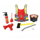 Firefighter set with accessories for kids