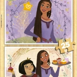 Educa houten puzzel Wensen 2×25 stukjes