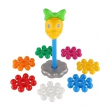 Pyramide empilable en plastique à anneaux 26 cm – 3 variantes