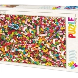 Puzzel snoepjes 1000 stukjes D-TOYS