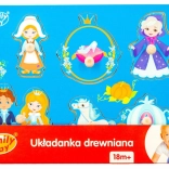 Wooden Peg Puzzle Cinderella