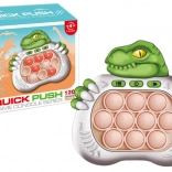 Sensory game pop it dinosaur with lights and sounds – green