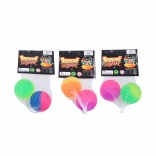 Ballons sauteurs colorés 4 cm - lot de 2 pièces
