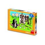 Mol als schilder kinder puzzel Dino 24 stukjes