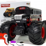 Racing Monster Vehicle Black Bus