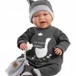 Realistic Doll New Born with Sounds - 42 cm