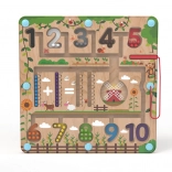 Planche de jeu magnétique en bois Mathématiques 2Kids Toys