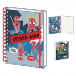 A5 Notepad with Ring Binding Spiderman Sketch