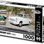 Puzzel Retro-auto’s Trabant 601 (1965) 1000 stukjes