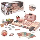 Woopie kinder kassa met scanner, weegschaal en microfoon + 25 accessoires