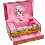 Boîte à bijoux Goki avec mélodie du Lac des cygnes