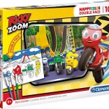 Clementoni puzzle recto-verso Ricky Zoom 104 pièces