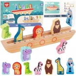 Puzzle en bois pour enfants Noé et les animaux