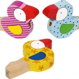 Houten fluitje Vogel voor kinderen