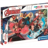Glitterpuzzel Marvel Avengers 104 stukjes