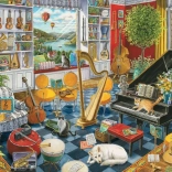 Ravensburger puzzel Muziekkamer 500 stukjes
