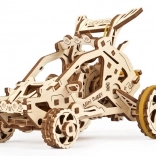 Wooden mechanical 3D puzzle mini buggy UGEARS, 80 pieces