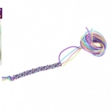 Gekleurde vlechtkoorden 100 cm – set van 35 stuks